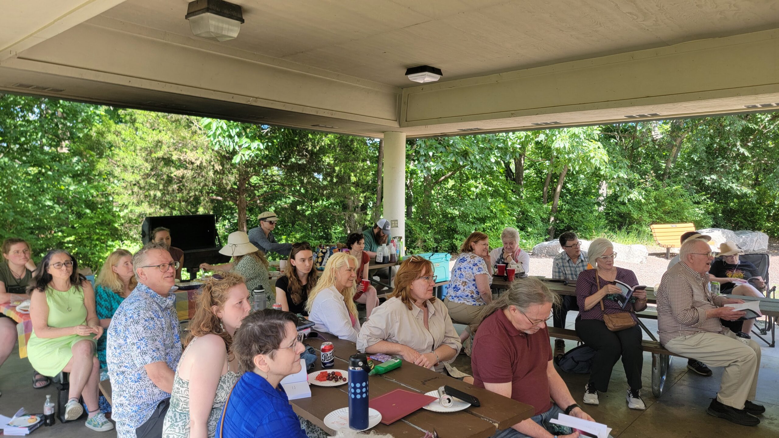 Crowd at Stephen's Lake Park for the Launch Party of Well Versed 2026